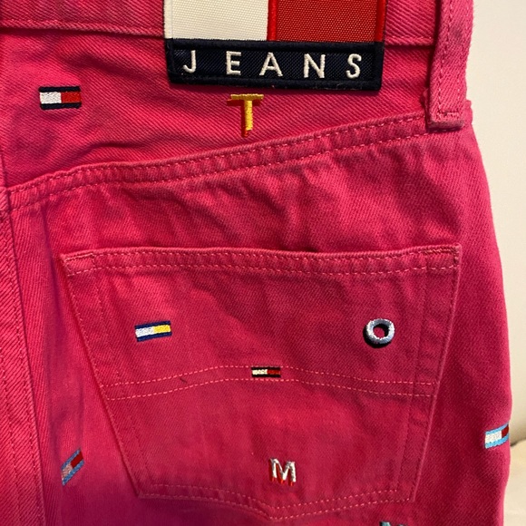 Tommy Jeans pink shorts size 27 - Picture 1 of 4